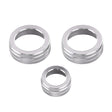 3 PCS Car Metal Air Conditioner Knob Case for Honda CR-V 2017-2021 (Silver) - Decoration Rings by PMC TechLife | Online Shopping South Africa | PMC TechLife | Buy Now Pay Later Mobicred
