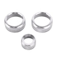 3 PCS Car Metal Air Conditioner Knob Case for BMW X1 / X2 / GT (Silver) - free shipping - PMC Jewellery - Order now!