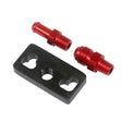 Car Modified Fuel Booster Valve Base Pressure Regulating Valve Connection Seat for Honda, Flat Head - Engine Fittings by PMC TechLife | Online Shopping South Africa | PMC TechLife | Buy Now Pay Later Mobicred
