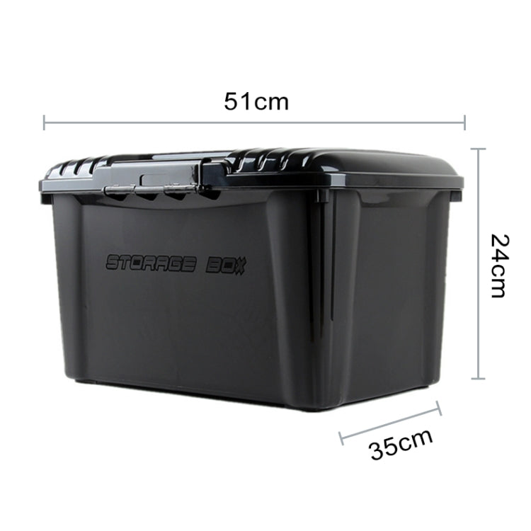 3R-2001 Car / Household Storage Box Sealed Box, Capacity: 30L (Black)