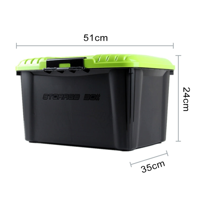 3R-2001 Car / Household Storage Box Sealed Box, Capacity: 30L (Green)