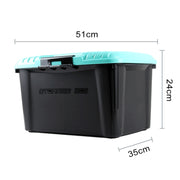 3R-2001 Car / Household Storage Box Sealed Box, Capacity: 30L (Blue)