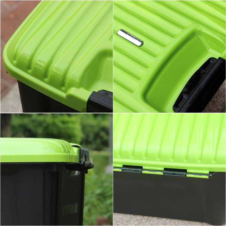 3R-2002 Car / Household Storage Box Sealed Box, Capacity: 40L(Green)