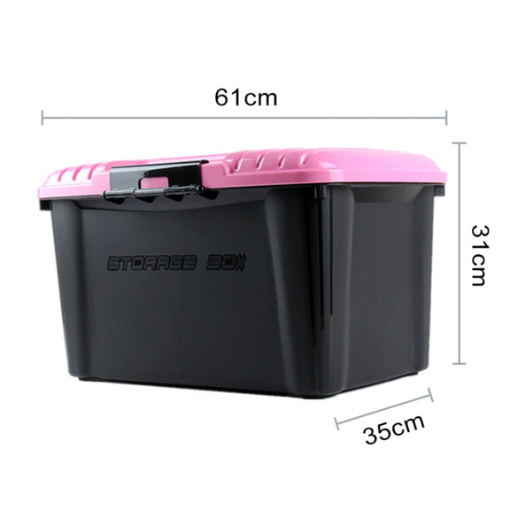 3R-2003 Car / Household Storage Box Sealed Box, Capacity: 50L(Pink)