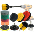 20 in 1 Floor Wall Window Glass Cleaning Descaling Electric Drill Brush Head Set - Sponges, Cloths & Brushes by PMC TechLife | Online Shopping South Africa | PMC TechLife | Buy Now Pay Later Mobicred