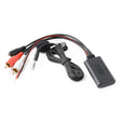 Car 2RCA Lotus Male Head AUX Music + MIC Bluetooth Phone Cable, Cable Length: 1.5m - DIY Cables by PMC TechLife | Online Shopping South Africa | PMC TechLife | Buy Now Pay Later Mobicred