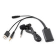 Car AUX Music + MIC Bluetooth Phone Cable, Cable Length: 1.5m - DIY Cables by PMC TechLife | Online Shopping South Africa | PMC TechLife | Buy Now Pay Later Mobicred