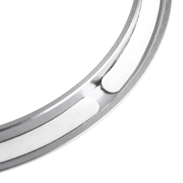 4 PCS / Set Air Conditioning Vent Metal Decorative Ring for Audi A1(Silver)