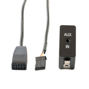 Car AUX Audio Interface + Cable Wire Harness for BMW E46 3 Series