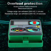DUOYI DY4100 High-precision Digital Ground Resistance Meter Resistance Tester