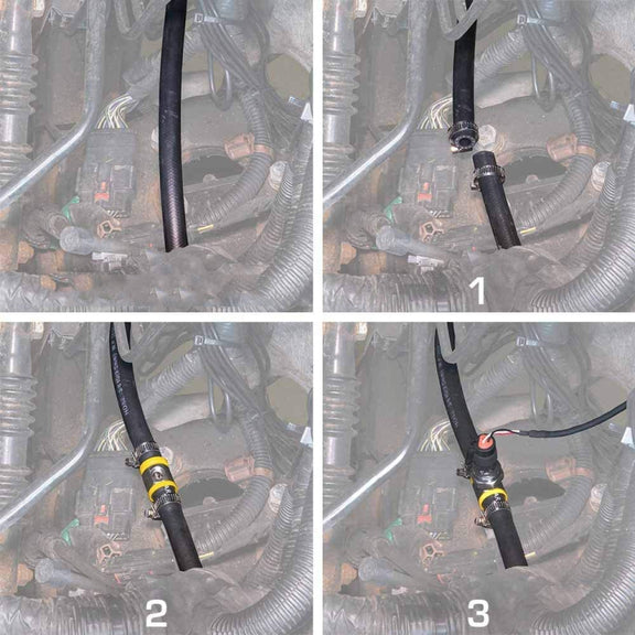 Motorcycle 3/8 inch Fuel Pipe Fuel Pressure Connector
