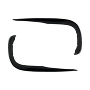 Car Front Wind Knife Decoration Sticker Strip for Mercedes-Benz E Class W213 2016-2020/E200/E260/E300 (Black)