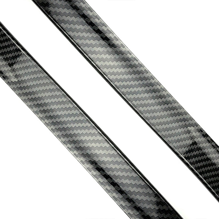 Car Modified Flank Tail Spoiler Strip for Volkswagen Golf 7 (Carbon Fiber Black)