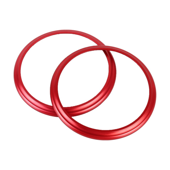 2 PCS Car Air Conditioner Air Outlet Decorative Ring for Subaru BRZ Outback / Toyota 86(Red)