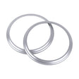 2 PCS Car Air Conditioner Air Outlet Decorative Ring for Subaru BRZ Outback / Toyota 86(Silver) - Decoration Rings by PMC TechLife | Online Shopping South Africa | PMC TechLife | Buy Now Pay Later Mobicred