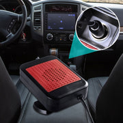 24V Car Hollow Heater Multifunctional Front Windshield Defroster and Demister (Red)