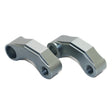 SF-YSZ-2 Mirror Code Motorcycle Modification Aluminum Alloy CNC Rearview Extension Bracket Set (Titanium Color) - Others by PMC TechLife | Online Shopping South Africa | PMC TechLife | Buy Now Pay Later Mobicred