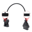 10Pin to 16Pin Car OBD2 Conversion Cable OBDII Diagnostic Adapter Cable for Opel - Cables & Connectors by PMC TechLife | Online Shopping South Africa | PMC TechLife | Buy Now Pay Later Mobicred