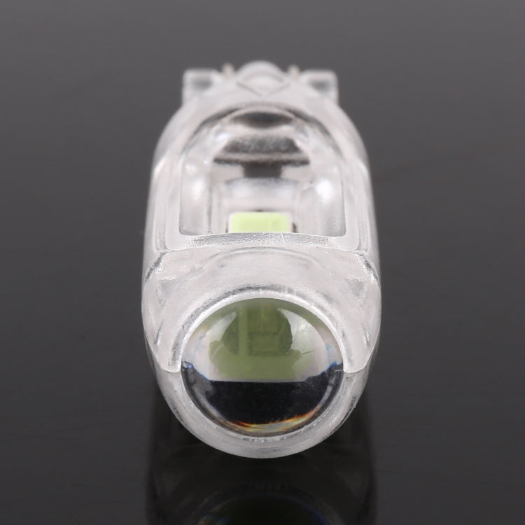 10 PCS T10 DC12V / 1W Car Clearance Light 5LEDs SMD-3030 Lamp Beads (Ice Blue Light)