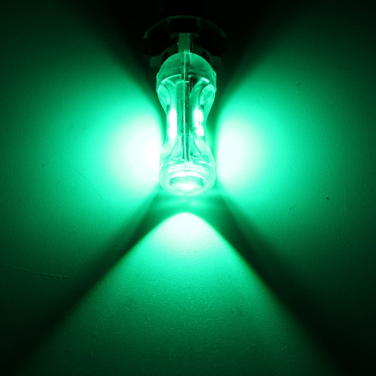 10 PCS T10 DC12V / 1W Car Clearance Light 5LEDs SMD-3030 Lamp Beads (Green Light)