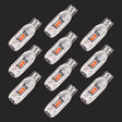 10 PCS T10 DC12V / 1W Car Clearance Light 5LEDs SMD-3030 Lamp Beads (Red Light) - Clearance Lights by PMC TechLife | Online Shopping South Africa | PMC TechLife | Buy Now Pay Later Mobicred
