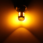 4 PCS T10 DC12V / 2W Car Clearance Light 9LEDs SMD-3030 Lamp Beads (Yellow Light)