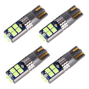 4 PCS T10 DC12V / 2W Car Clearance Light 10LEDs SMD-3030 Lamp Beads (Ice Blue Light)