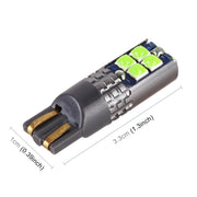 4 PCS T10 DC12V / 2W Car Clearance Light 10LEDs SMD-3030 Lamp Beads (Green Light)