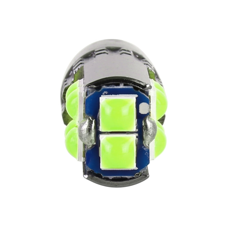 4 PCS T10 DC12V / 2W Car Clearance Light 10LEDs SMD-3030 Lamp Beads (Green Light)