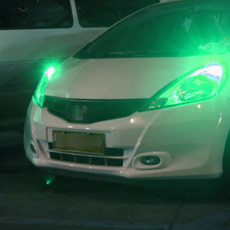 4 PCS T10 DC12V / 2W Car Clearance Light 10LEDs SMD-3030 Lamp Beads (Green Light)