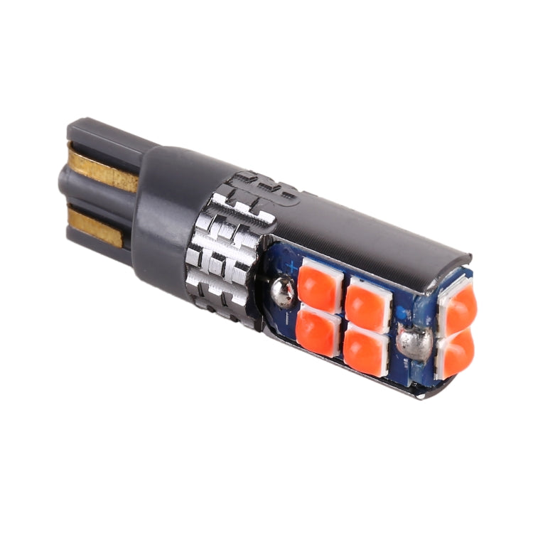 4 PCS T10 DC12V / 2W Car Clearance Light 10LEDs SMD-3030 Lamp Beads (Red Light)