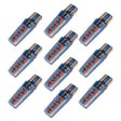 10 PCS T10 DC12V / 1.2W Car Clearance Light 12LEDs COB Lamp Beads (Pink Light) - Clearance Lights by PMC TechLife | Online Shopping South Africa | PMC TechLife | Buy Now Pay Later Mobicred