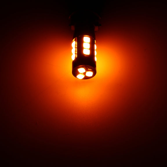 2 PCS T10 DC12V / 6.5W Car Clearance Light 15LEDs SMD-3030 Lamp Beads (Yellow Light)