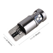 4 PCS T10 DC12V / 2.5W Car Clearance Light 18LEDs SMD-3020 Lamp Beads(Blue Light)