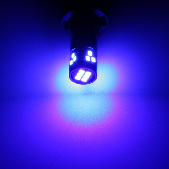 4 PCS T10 DC12V / 2.5W Car Clearance Light 18LEDs SMD-3020 Lamp Beads(Blue Light)