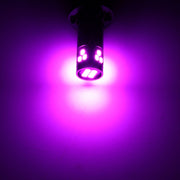 4 PCS T10 DC12V / 2.5W Car Clearance Light 18LEDs SMD-3020 Lamp Beads(Pink Light)