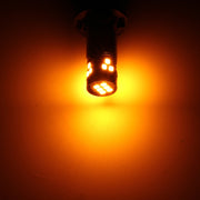 4 PCS T10 DC12V / 2.5W Car Clearance Light 18LEDs SMD-3020 Lamp Beads(Yellow Light)