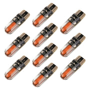 10 PCS T10 DC12V / 1W Car Clearance Light COB Lamp Beads (Pink Light)