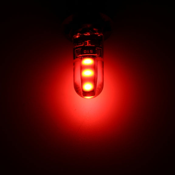 10 PCS T10 DC12V / 1W Car Clearance Light COB Lamp Beads (Red Light)