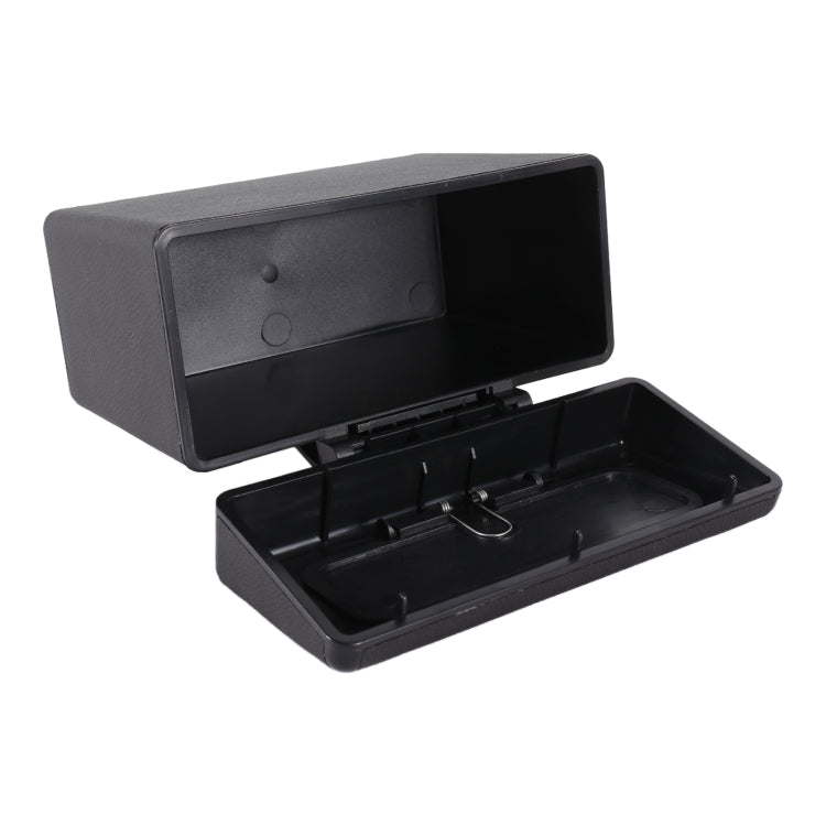 Car Plastic Trash Can Large Capacity Interior Accessories Box (Black)