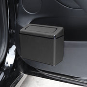 Car Plastic Trash Can Large Capacity Interior Accessories Box (Black)