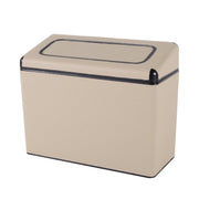 Car Plastic Trash Can Large Capacity Interior Accessories Box (Beige)