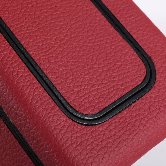 Car Plastic Trash Can Large Capacity Interior Accessories Box (Red)