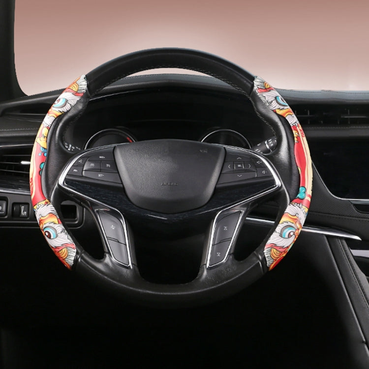 Car Universal China-Chic Relief Steering Wheel Cover (Lucky Strike)