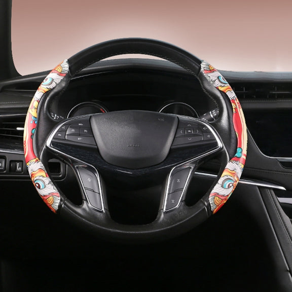 Car Universal China-Chic Relief Steering Wheel Cover (Lucky Strike)