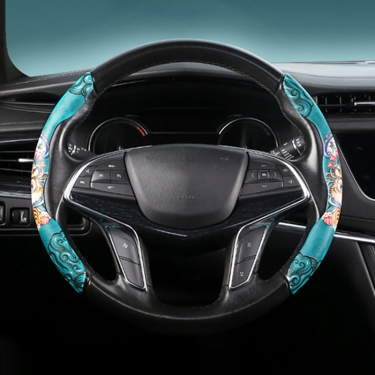 Car Universal China-Chic Relief Steering Wheel Cover (Tiger)