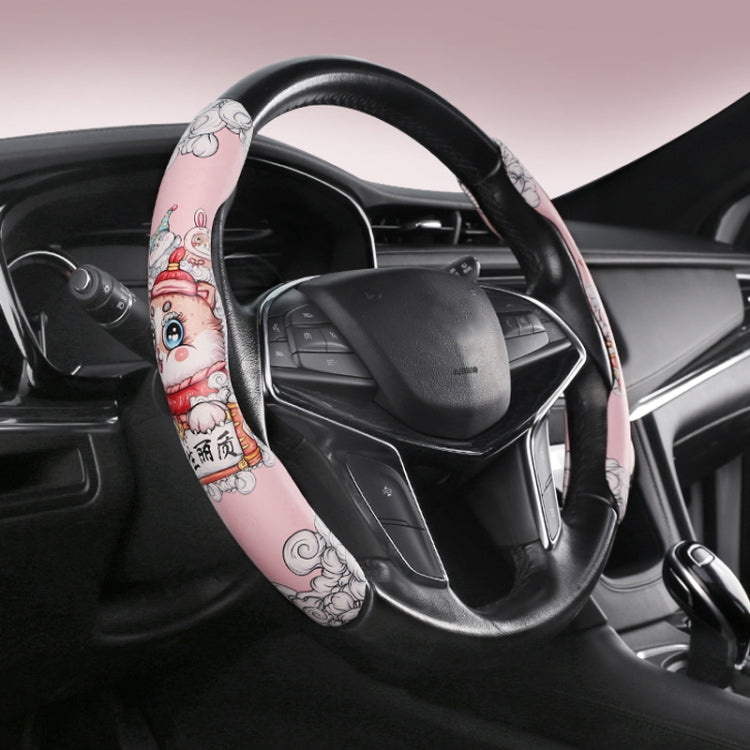 Car Universal China-Chic Relief Steering Wheel Cover (A Born Beauty)