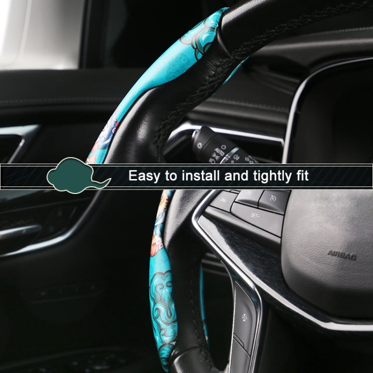 Car Universal China-Chic Relief Steering Wheel Cover (Lucky Strike)
