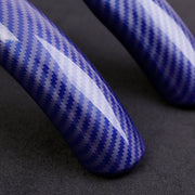 Car Universal Carbon Fiber Steering Wheel Cover (Blue)