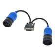 For Nexiq Pn 405048 6 and 9Pin Y Deutsch Cummins Adapter Truck Diagnose Cable - Cables & Connectors by PMC TechLife | Online Shopping South Africa | PMC TechLife | Buy Now Pay Later Mobicred